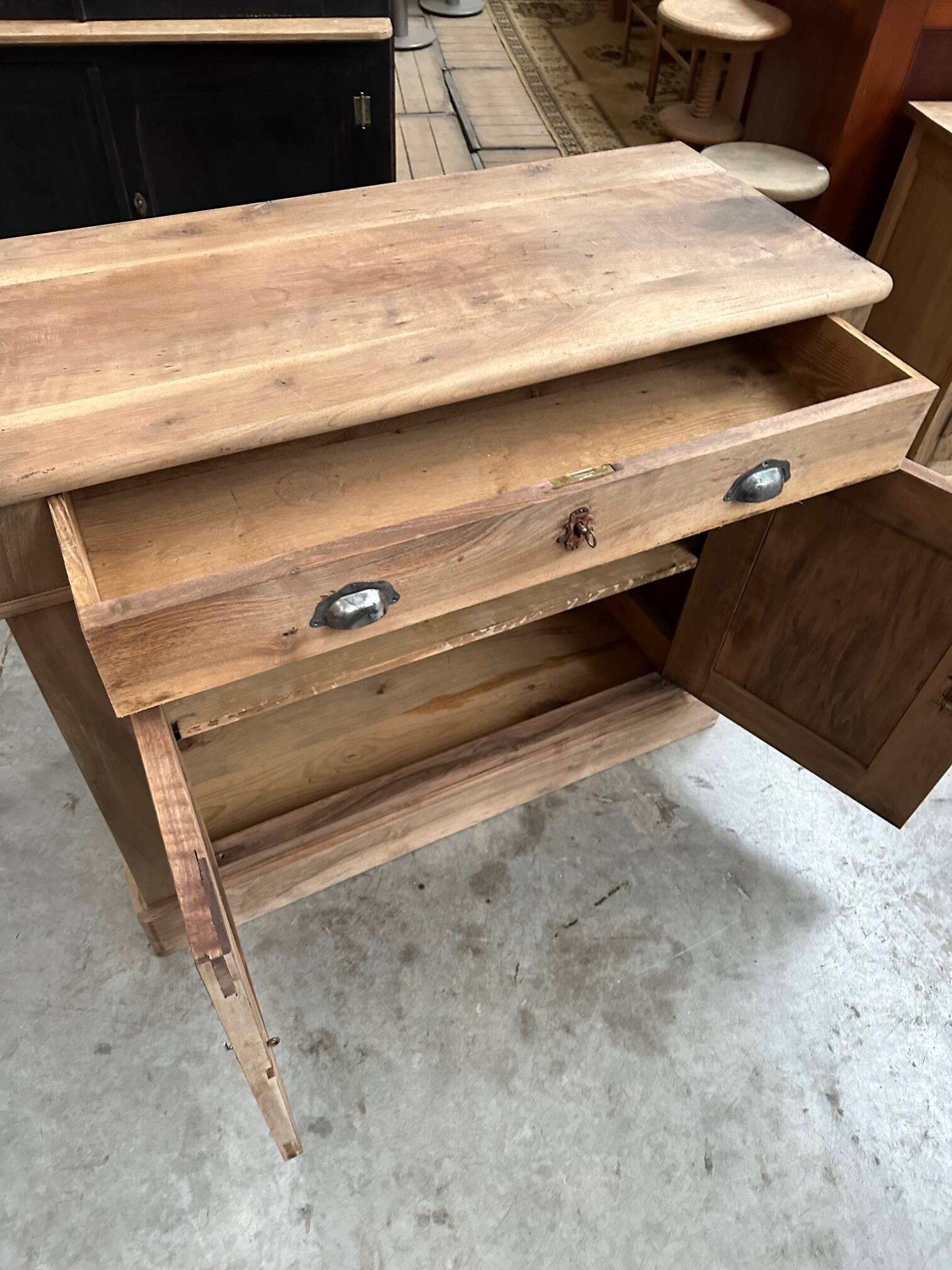Walnut sideboard Late 19th century