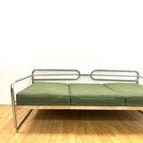 Canapé chromé Bauhaus par Slezák, Tchécoslovaquie, années 1930