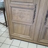 Norman cabinet in stripped-down oak