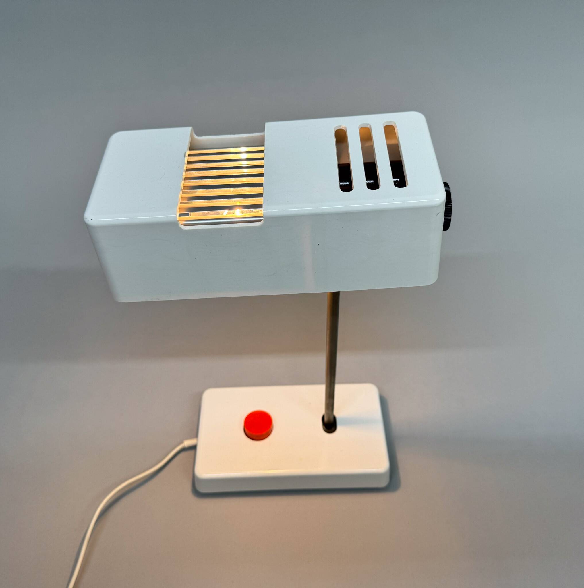 Space Age Bakelite Desk Lamp by Klaus Musinowski for VEB Dresden, Germany