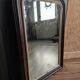 Louis-Philippe mirror in old wood and patinated gilded surround