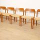 6 x vintage dining chairs | Niels Otto Møller | Model 75