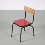 1950s children chair by Willy van der Meeren for Tubax, Belgium