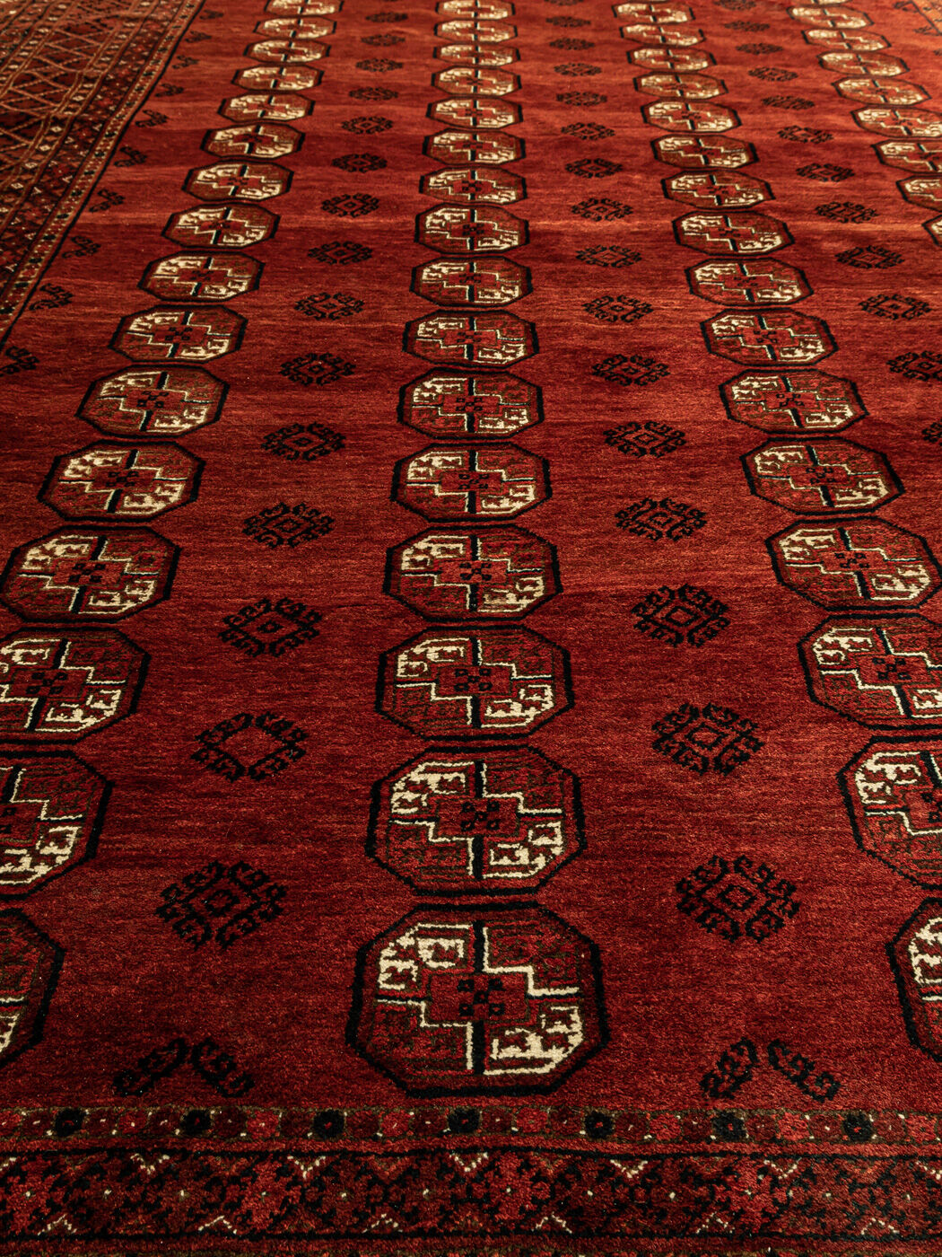 Original bukhara carpet, 228 x 370