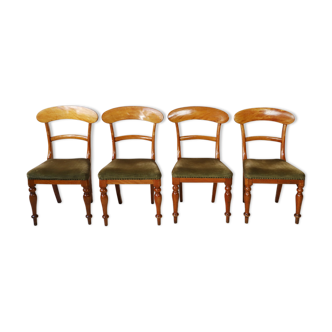 Cherry Wood Dining Chairs