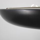 1940s Josef Hůrka for Napako Bauhaus UFO pendant light, metal & glass, restored