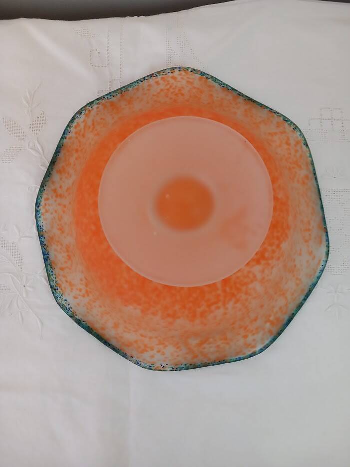 Handcrafted glass cup