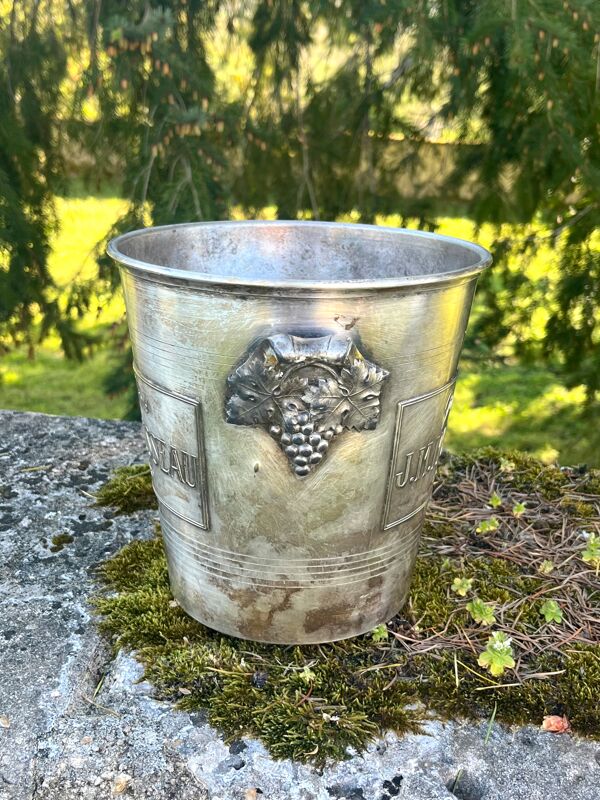 Seau à champagne en argent massif, Monmousseau Vintage Argit