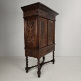 19th Century Carved Colonial Cabinet – Dutch East Indies