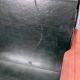 Fauteuil lounge vintage italien chrome et cuir des années 60