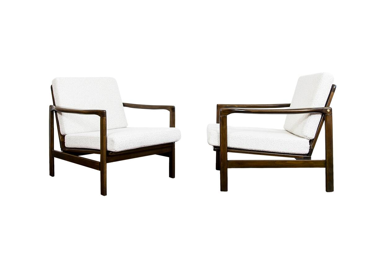Fauteuils Mid-Century par Zenon Bączyk, années 1960, lot de 2