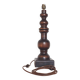 Pied de lampe en bois tourné H44cm