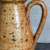 XXL potter's pitcher in Art-populaire pyrite stoneware early twentieth century