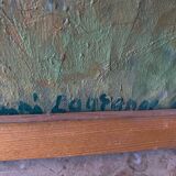 Signed landscape from the 50s
