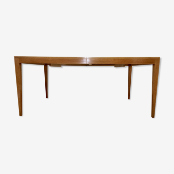 High table with Scandinavian design extensions 1950