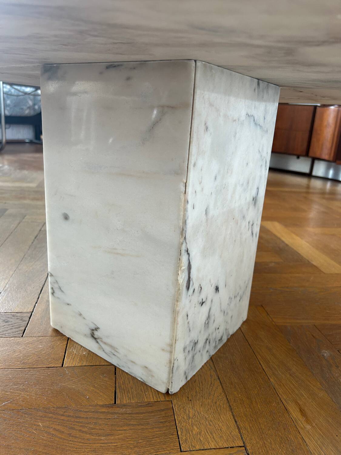 Marble coffee table
