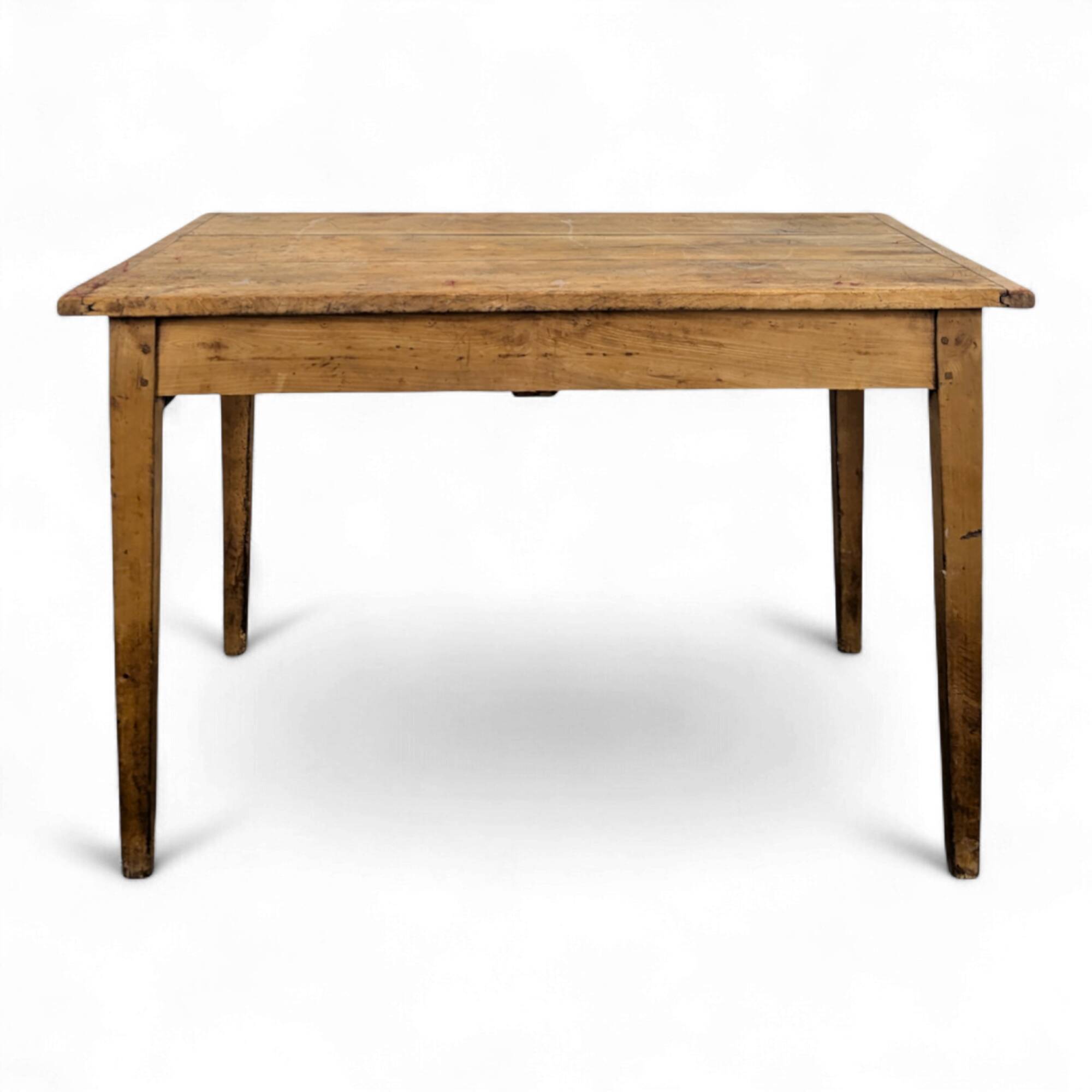 Petite table de ferme en chêne début XIXème