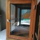 Paire de vitrines en noyer art deco