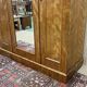 19th-century Victorian wardrobe in light mahogany - dismountable