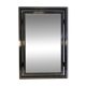 Miroir design Pierre Vandel Paris – Années 80 – Noir laqué