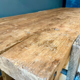 Old wooden workbench, renovated