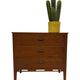 Petite commode vintage des années 1960 en chêne.