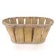 Old brocante wooden grape basket