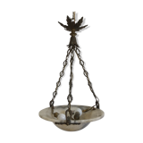 Suspension en albâtre de style Louis XV