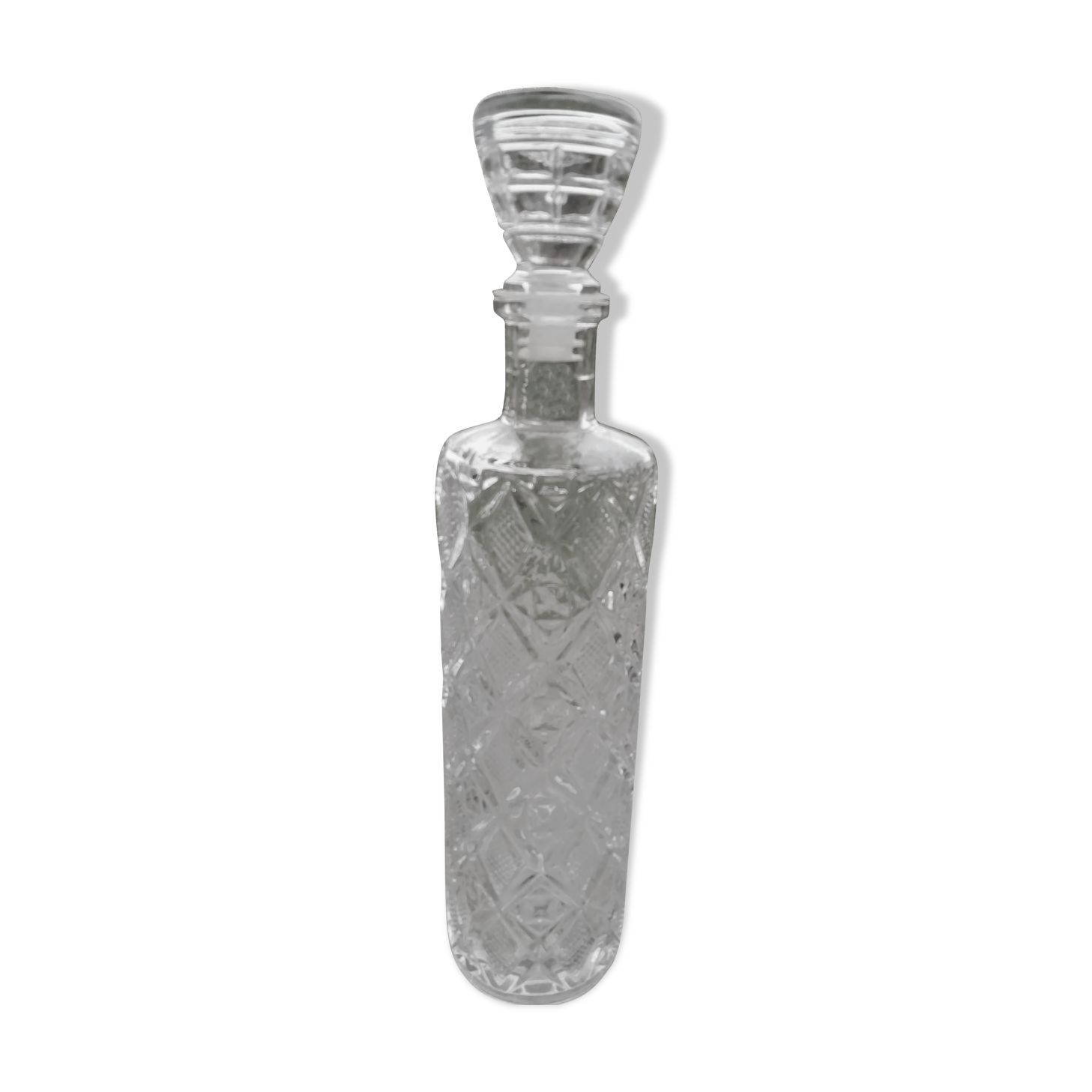 Carafe chiseled glass