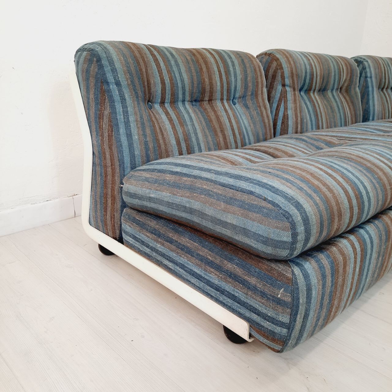 Three vintage armchairs, model Amanta Design Mario Bellini for C & B.