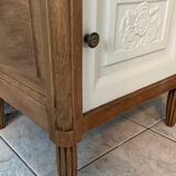Art Deco bedside, grey marble