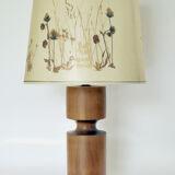 Modernist natural wood lamp 1960-70
