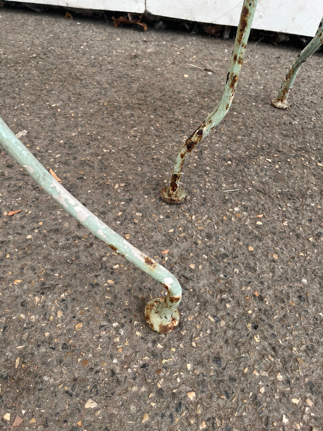 Wrought iron garden furniture 1920