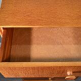 Vintage Meredew Tallboy / Chest Of Drawers in Oak.