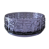 Glass bowl Taalari of Riihimäki glass Finland, scandinavian design
