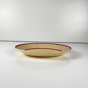 Duo de ravier Longchamp modele "Colmar", motif géométrique vers 1930