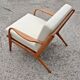 Pair of Mid Century Modern armchairs Adrian Pearsall model 2315-C 1960s