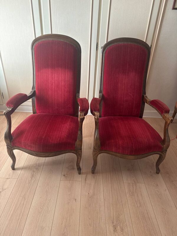 2 fauteuils Voltaire