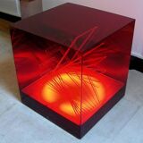 Lampe de table "Cubo di Teo"  James Rivière vers 1970