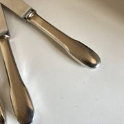 Set of 6 Cluny Christofle brasserie dessert knives