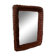 Vintage rattan mirror from the 60s