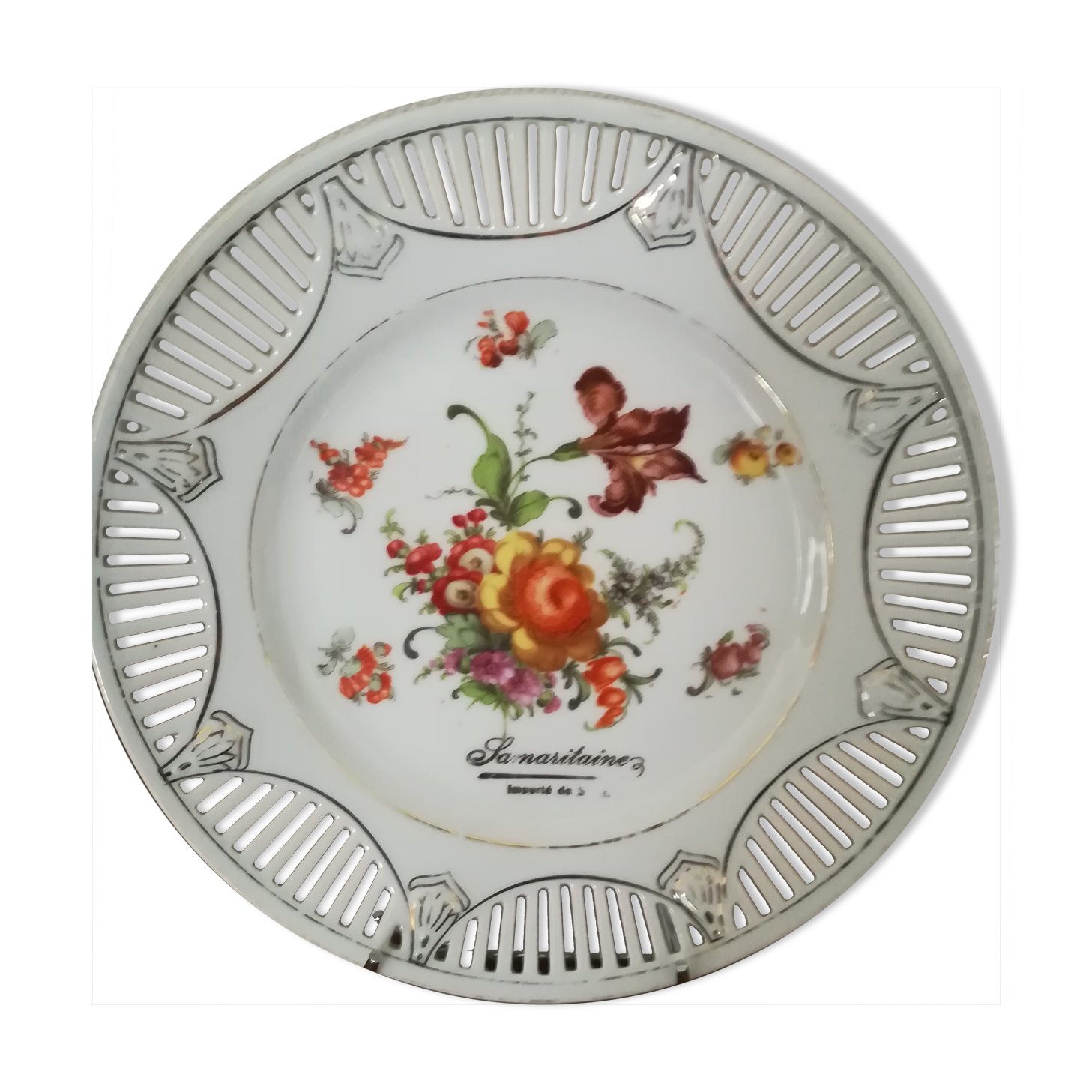 Advertising plate the Samaritan woman