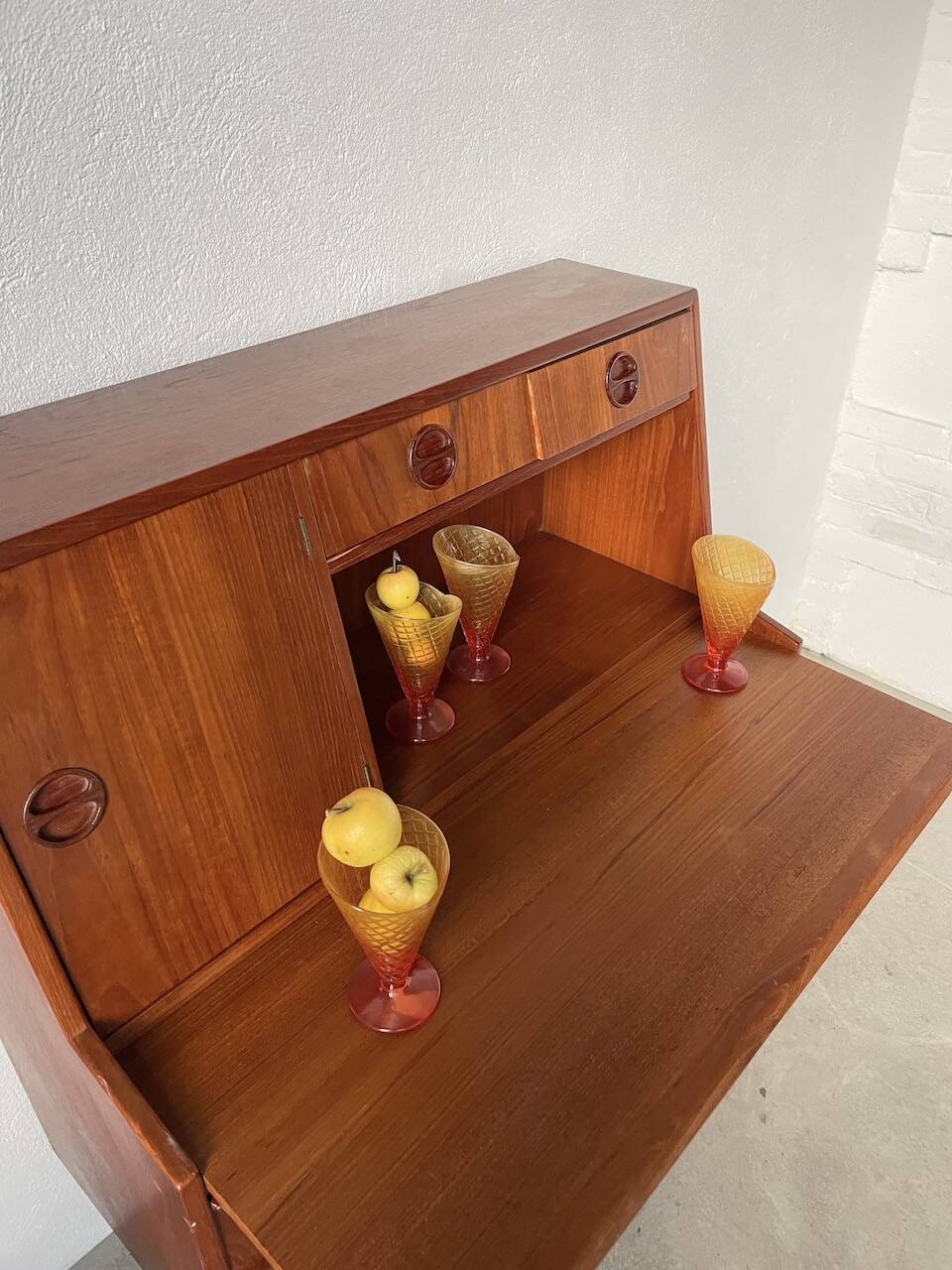 Danish teak secretary from the 60s