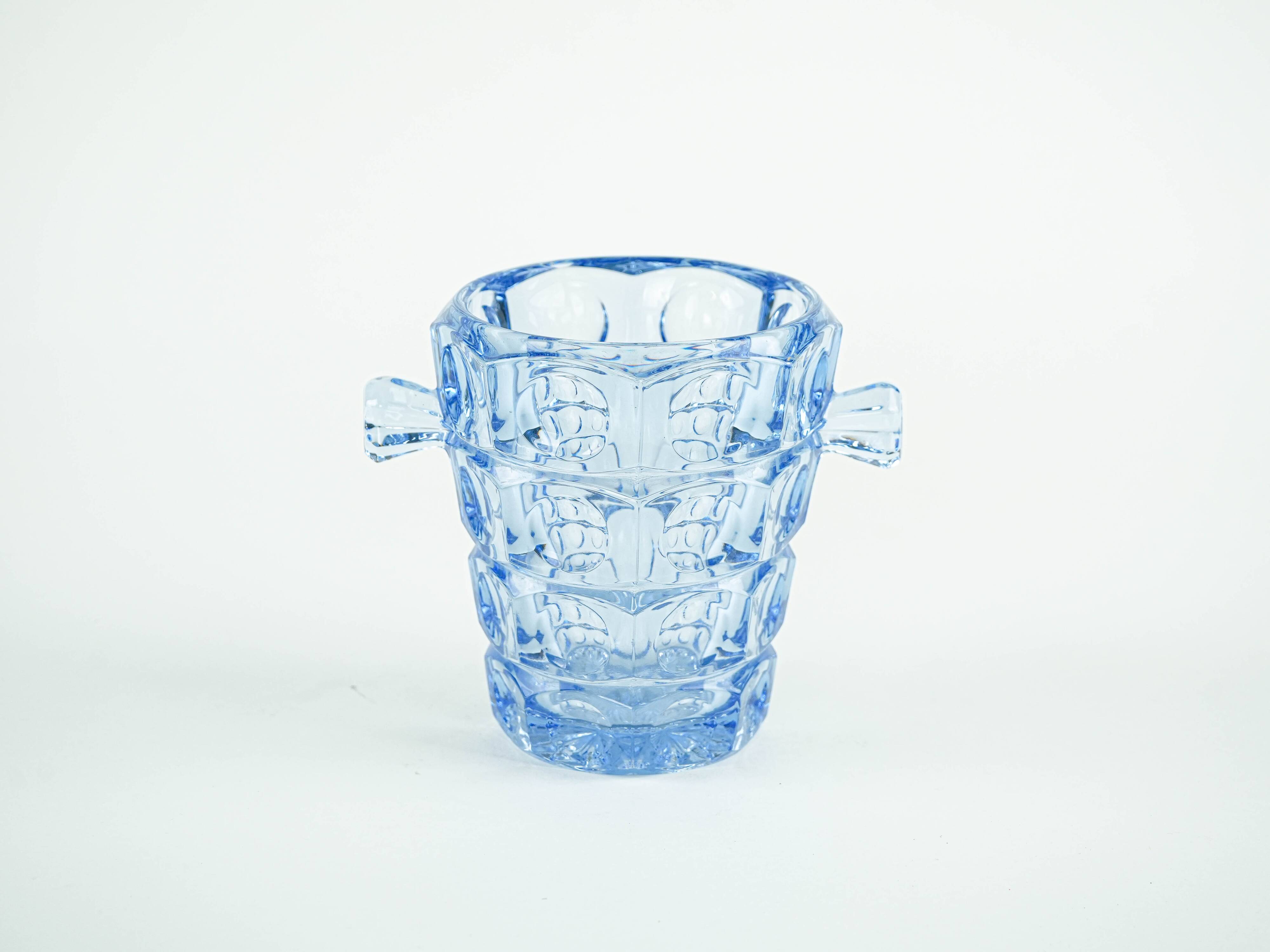 Ice bucket, Danish design, 1970s, manufactured by Holmegaard