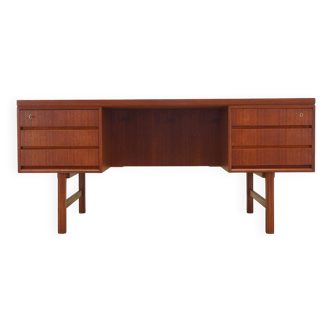 Bureau en teck, design danois, années 1970, production : Danemark
