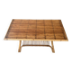 Rattan coffee table