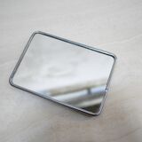 Vintage barber mirror to stand or hang 20cm x 14cm