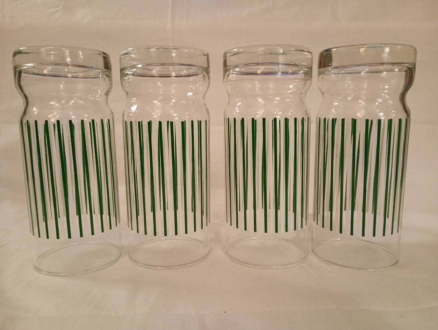 Large glasses for orangeade