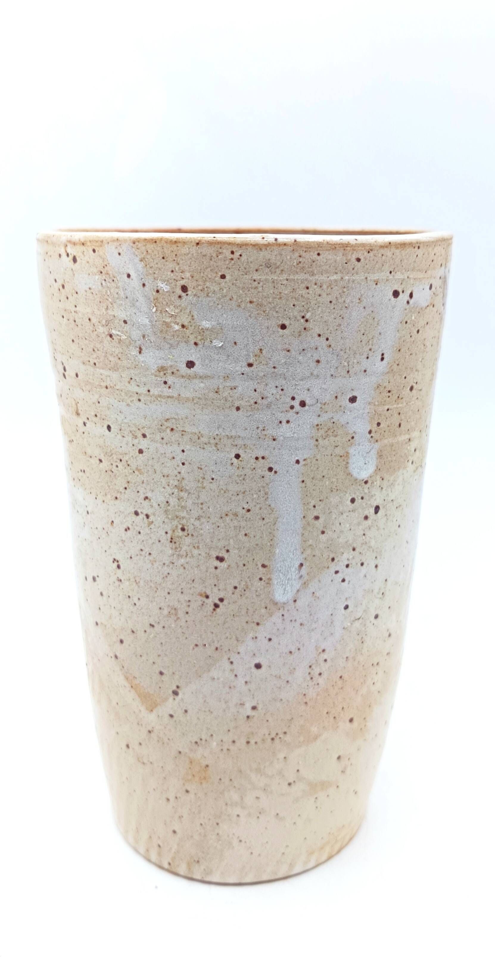 Guilloché stoneware vase Lion – Carriès school