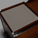 Modular wood and metal bar table by Luigi Sormani for FIARM, Italy 1960s